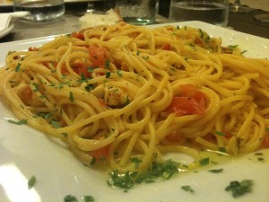 Martinelli's - Spaghetti ai filetti di triglia e zafferano